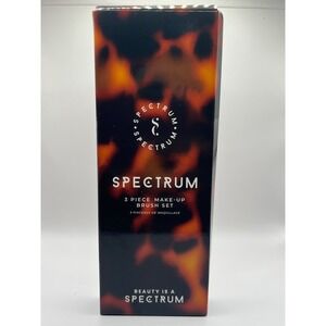 Spectrum 3 Piece Make-Up Brush Set Sealed Oval Foundation Eye Mini Complextion